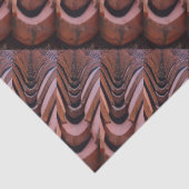 Rustikale Dachziegel mit einzigartiger Perspektive Seidenpapier (Detail)