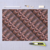 Rustikale Dachziegel mit einzigartiger Perspektive Seidenpapier (Handwerk)