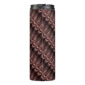 Rustikale Dachziegel mit einzigartiger Perspektive Thermosbecher (Rückseite)