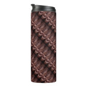 Rustikale Dachziegel mit einzigartiger Perspektive Thermosbecher (Nach rechts gedreht)