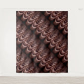 Rustikale Dachziegel mit einzigartiger Perspektive Wandteppich (Vorderseite)