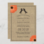 Rustikale Daisy Vintage Pferdeschichten Einladung (Vorne/Hinten)