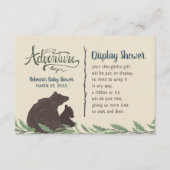 Rustikale Damendusche ohne Geschenkwrap Begleitkarte (Vorderseite)