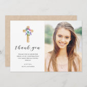 Rustikale Dankeskarte (Vorne/Hinten)