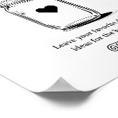 Rustikale Date-Jar-Ideen für Brautparty-Schild Poster (Ecke)
