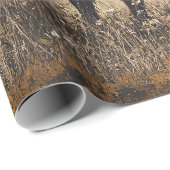 Rustikale Dekoupage Geschenkpapier (Rolleneckpunkt)