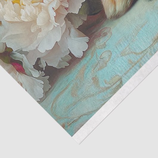 Rustikale Dekoupage & Peony Seidenpapier (Ausschnitt)