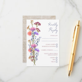 Rustikale Delikatesse Akryllische UAWG Wedding Begleitkarte