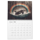 Rustikale Delphine der Tiefe 2025 Kalender (Jan 2026)