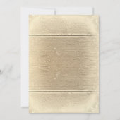 rustikale Designerjars Brautdusche Einladung (Rückseite)