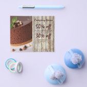 rustikale Desserts, Schokoladenkuchen Flyer (Einzeln)
