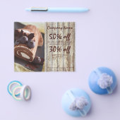 rustikale Desserts, Schokoladenkuchen Flyer (Einzeln)