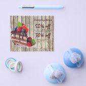 rustikale Desserts, Schokoladenkuchen Flyer (Einzeln)