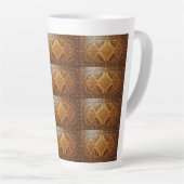 Rustikale Diamond-Latte-Tasse Milchtasse (Rechte Ecke)