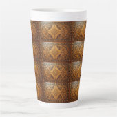 Rustikale Diamond-Latte-Tasse Milchtasse (Vorderseite)