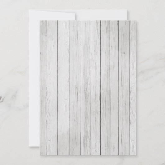 Rustikale Dinosaurier Kinderdusche Einladung (Rückseite)