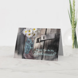 rustikale Disy Western Cowboy Hochzeit Einladung