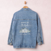 Rustikale duftende blaue Blume Braut Hochzeitsgesc Jeansjacke (Hangar)
