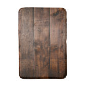 Rustikale dunkle hölzerne Badmatte Badematte (Vorderseite Vertikal)