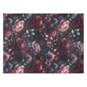 Rustikale dunkle Rose Tischdecke (Vorderseite (Horizontal))