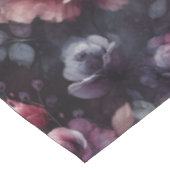 Rustikale dunkle Rose Tischdecke (Schrägansicht)