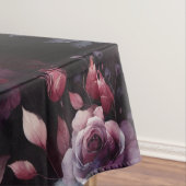 Rustikale dunkle Rose Tischdecke (Beispiel)