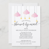 Rustikale Dusche per Post Fernsprinkle Einladung (Vorderseite)