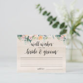 Rustikale Dusk Wedeling Well Card Einladung (Stehend Vorderseite)