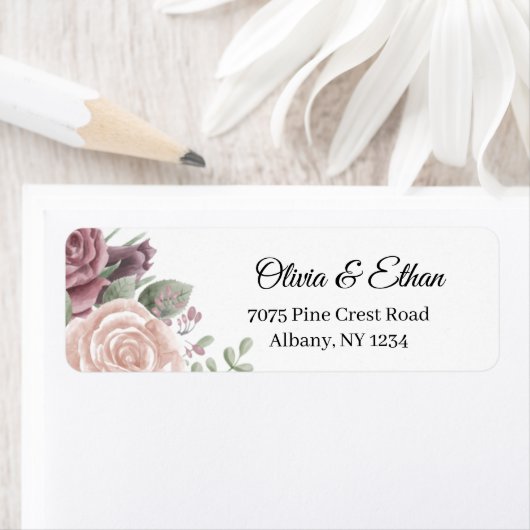 Rustikale Dusti-Rose-Blume (Insitu)