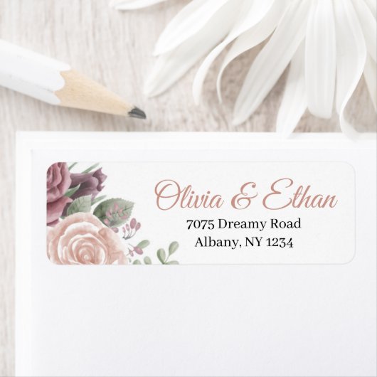 Rustikale Dusty Rose Blume (Insitu)