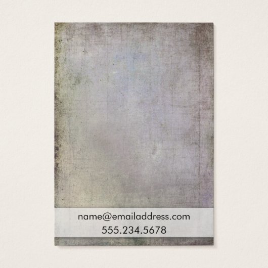 Rustikale Earthtone Earring Holder Display Cards (Rückseite)