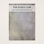 Rustikale Earthtone Earring Holder Display Cards (Vorderseite)