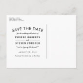 Rustikale Eichenbaum-Lanterns Hochzeit speichern d Ankündigungspostkarte (Rückseite)