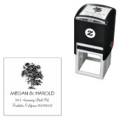 Rustikale Eichenbaumhochzeit Permastempel (Beispiel)