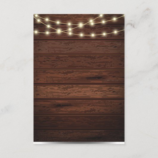 Rustikale Eimerkatze in der Blütendusche Begleitkarte (Rückseite)