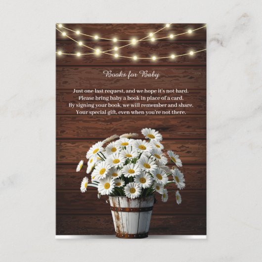 Rustikale Eimerkatze in der Blütendusche Begleitkarte (Vorderseite)