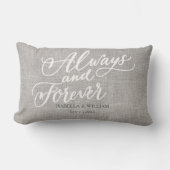 Rustikale, einfache Moderne für immer und für imme Lendenkissen (Vorderseite)