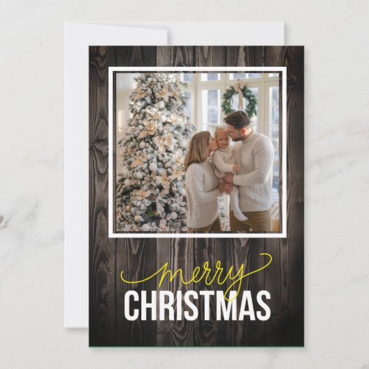 Rustikale einfache Weihnachten (Vorderseite)