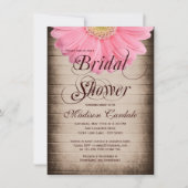 Rustikale Einladung (Vorderseite)