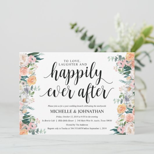 Rustikale Einladung (Stehend Vorderseite)