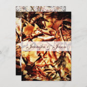 Rustikale Einladung (Vorne/Hinten)