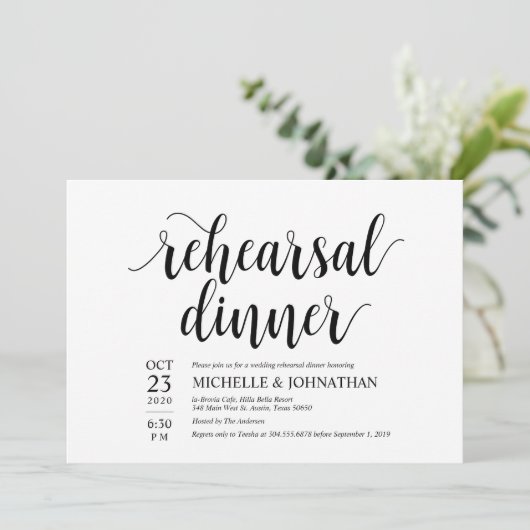 Rustikale Einladung (Stehend Vorderseite)