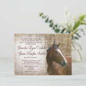 Rustikale Einladung (Stehend Vorderseite)