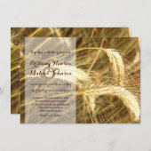 Rustikale Einladung (Vorne/Hinten)