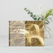 Rustikale Einladung (Stehend Vorderseite)