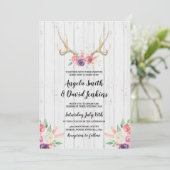 Rustikale Einladung (Stehend Vorderseite)