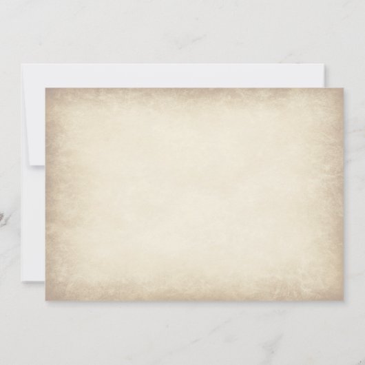 Rustikale Einladung (Rückseite)