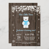 Rustikale Einladung (Vorne/Hinten)