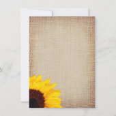 Rustikale Einladung (Rückseite)