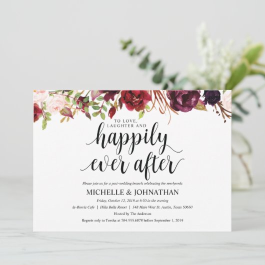 Rustikale Einladung (Stehend Vorderseite)